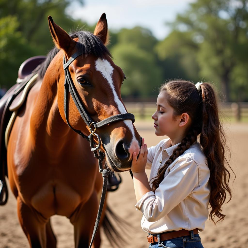 Quarter Horse and rider bond