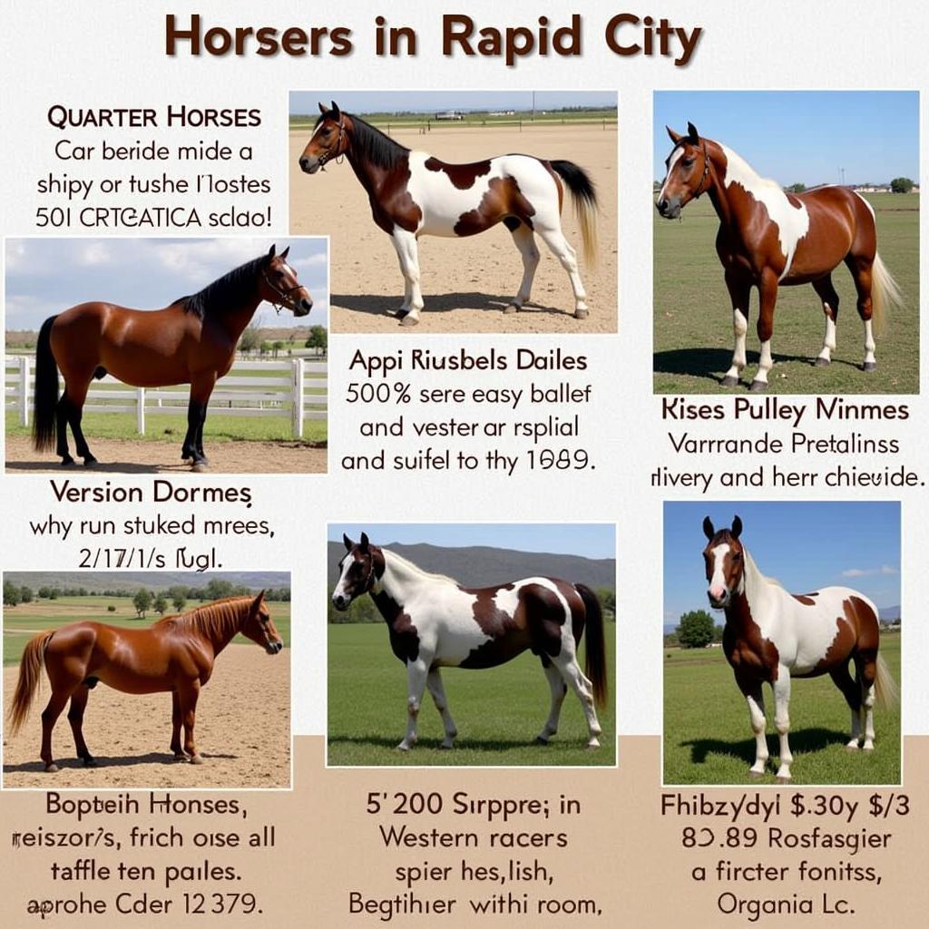 Diverse Horse Sale Options in Rapid City