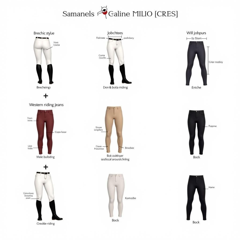 Riding Pants for Various Disciplines