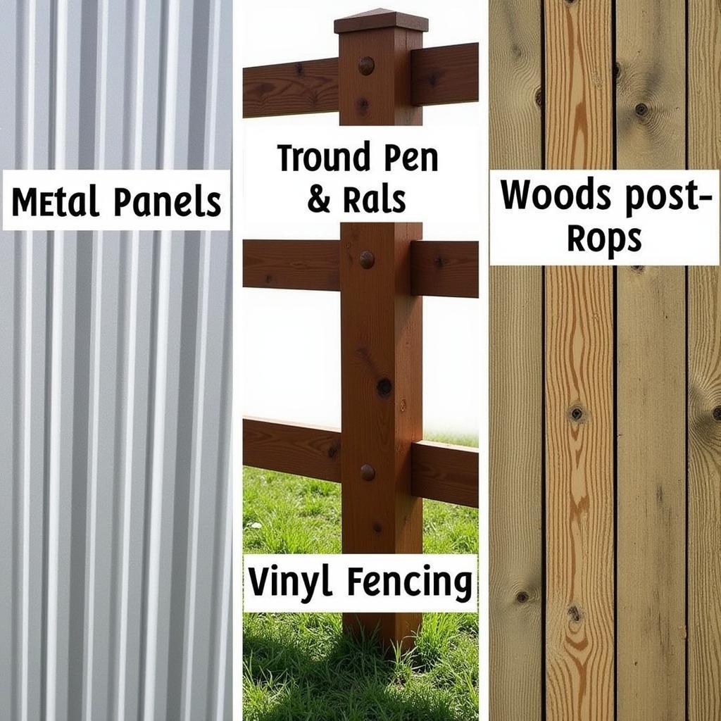 Choosing Materials for Round Pen Construction