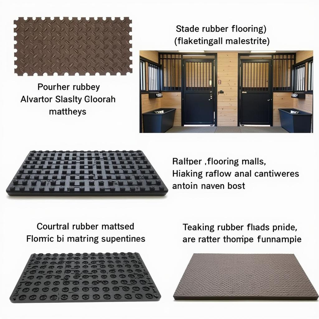 Rubber Flooring Options for Horse Stalls