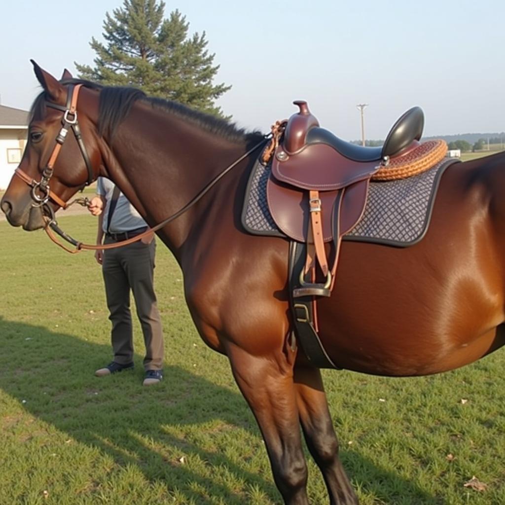 Saddle Fitting for a High Withered Horse