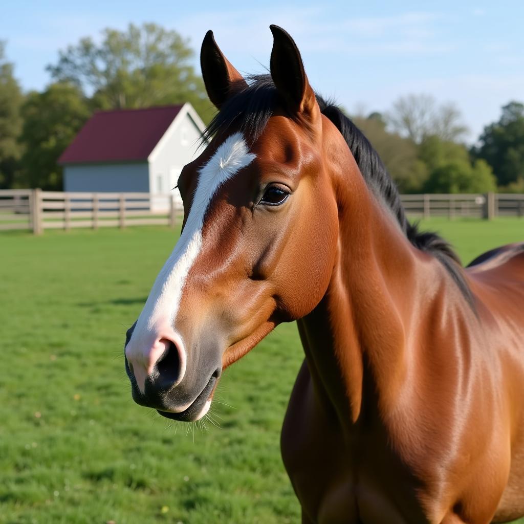 Horse in a Safe Haven Rescue