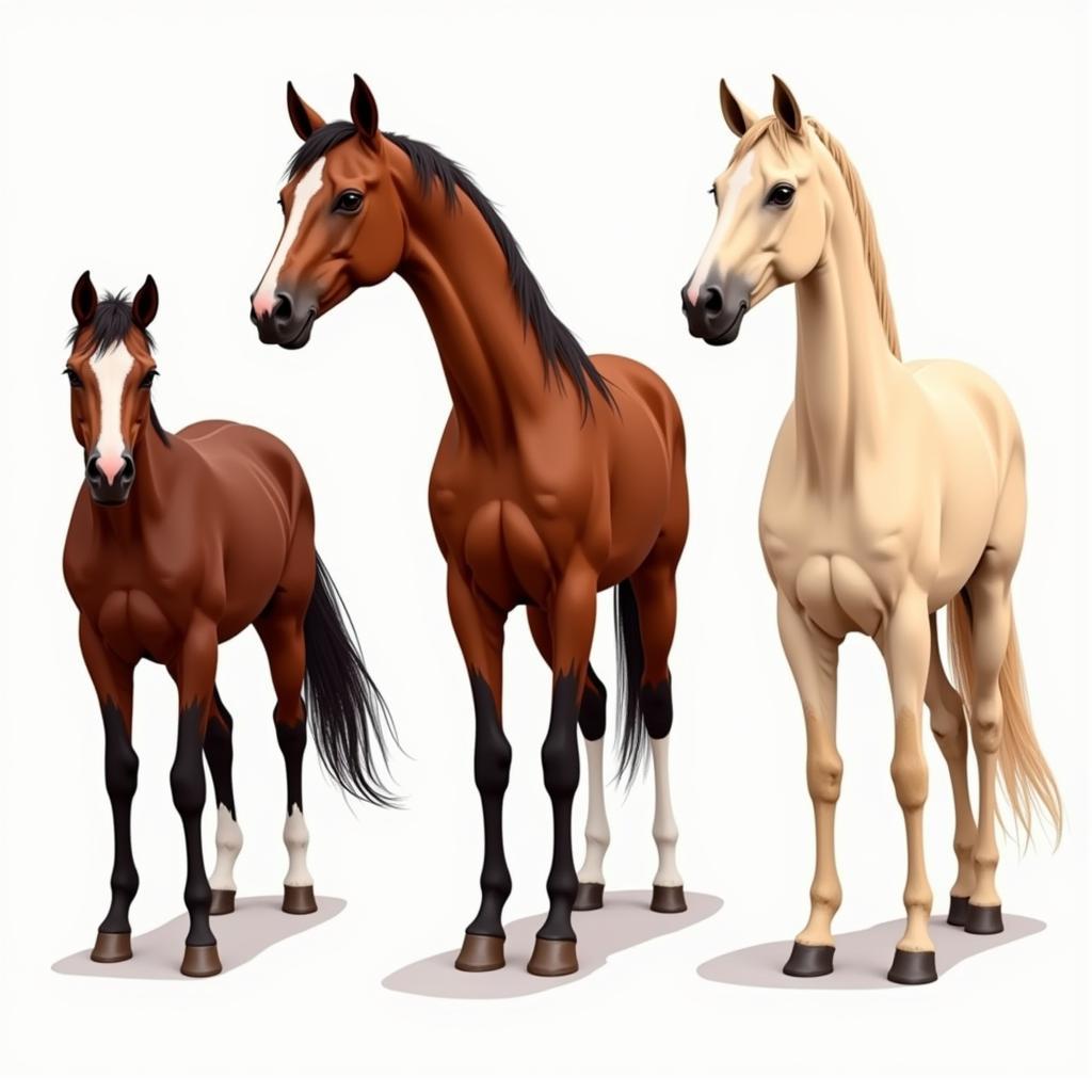 Sooty Horse Genetics Illustration