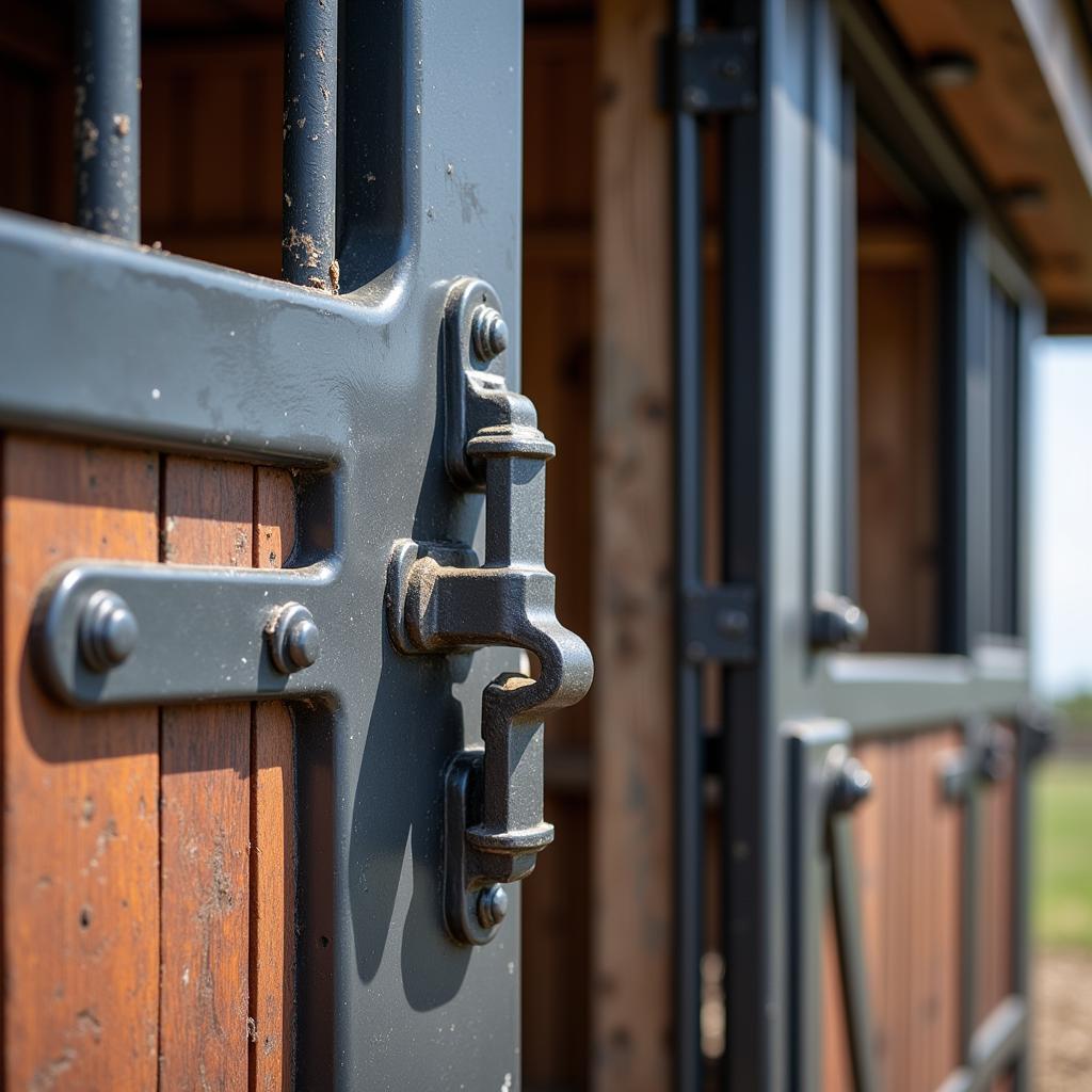 Durable Steel Horse Stall Gates