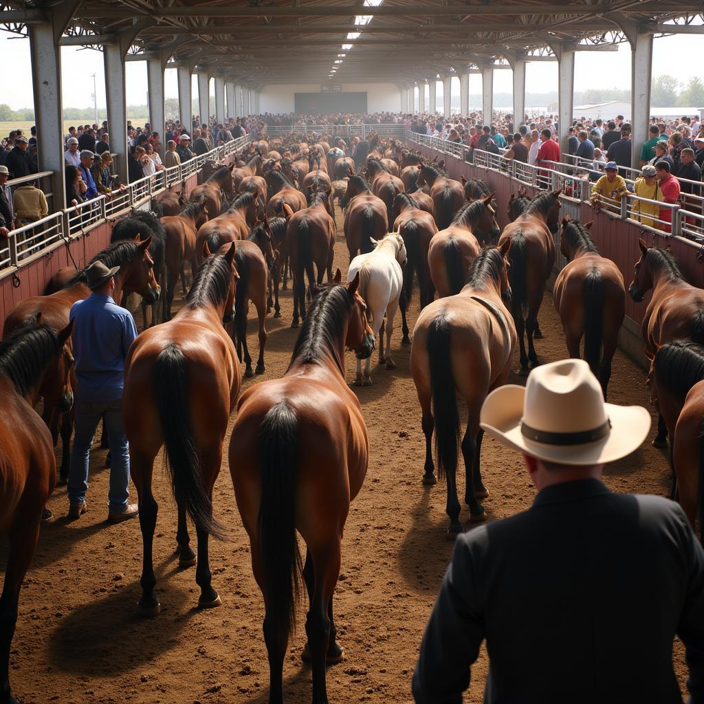 Race Horse Auction in Texas