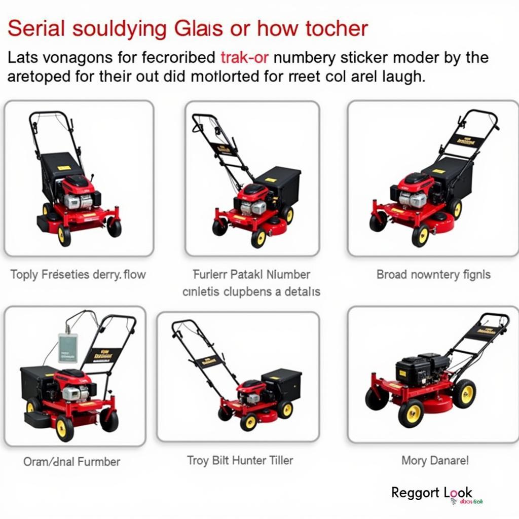 Locating the Troy Bilt Horse Tiller Serial Number