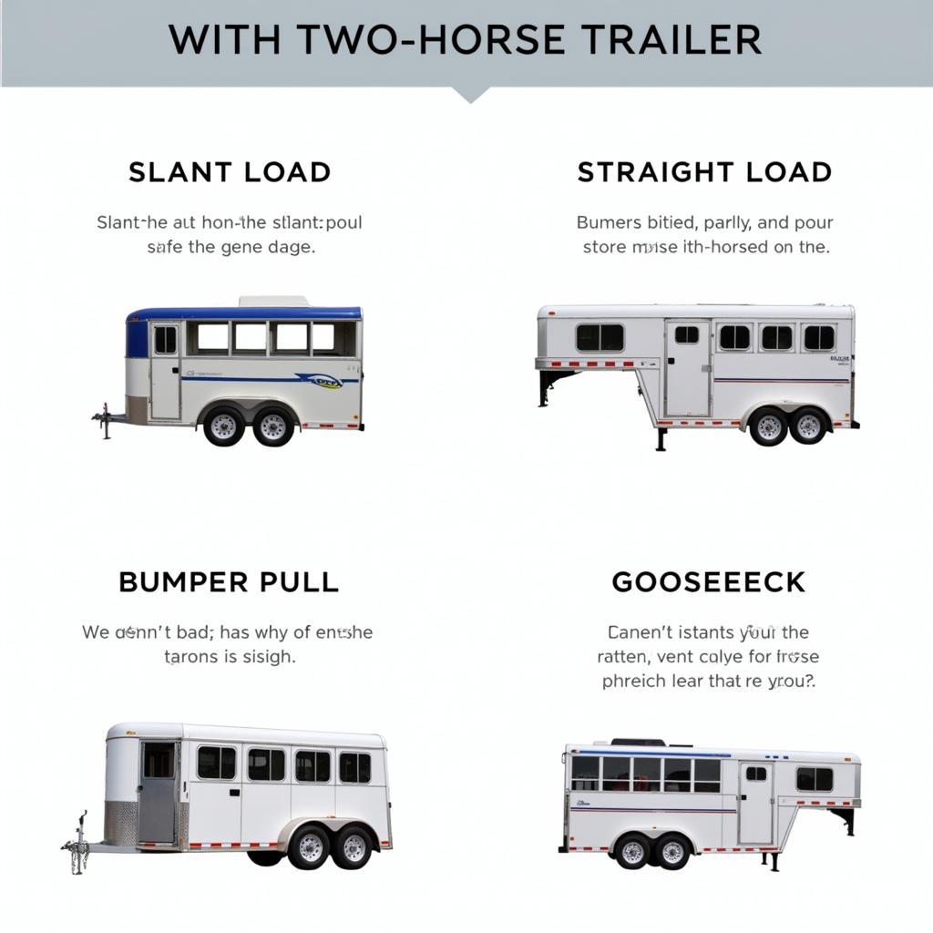 Different Types of Two Horse Trailers