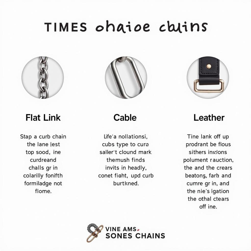 Variations of Curb Chains for Horses