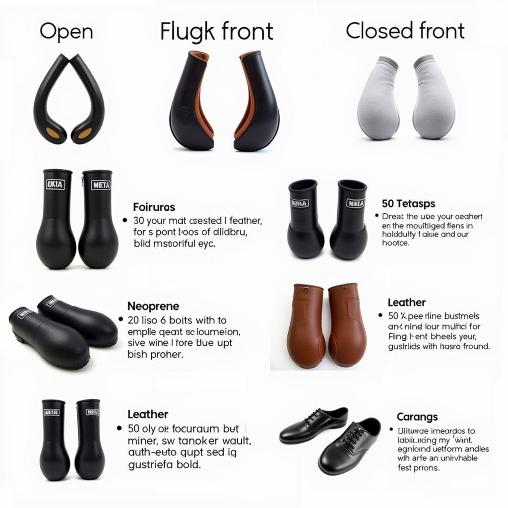 Different Styles of Fetlock Boots