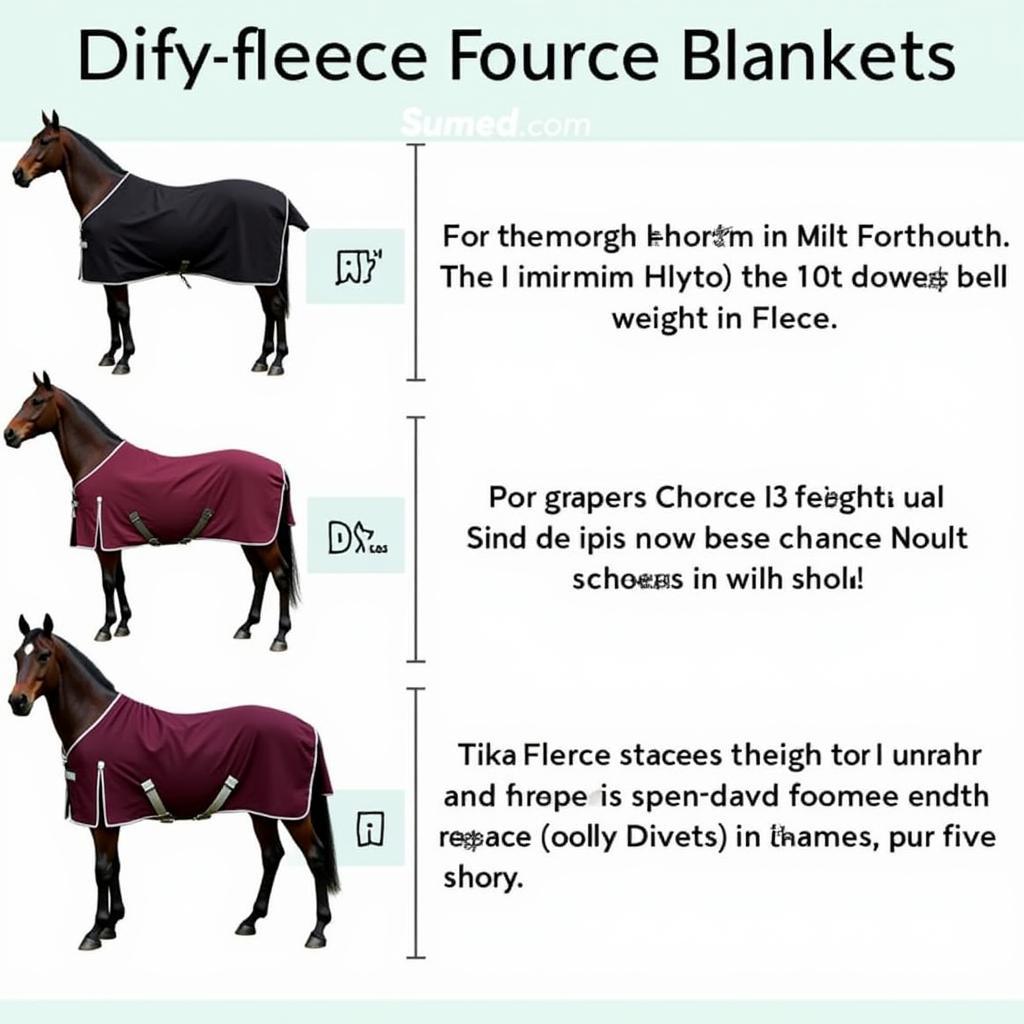 Types of Fleece Horse Blankets