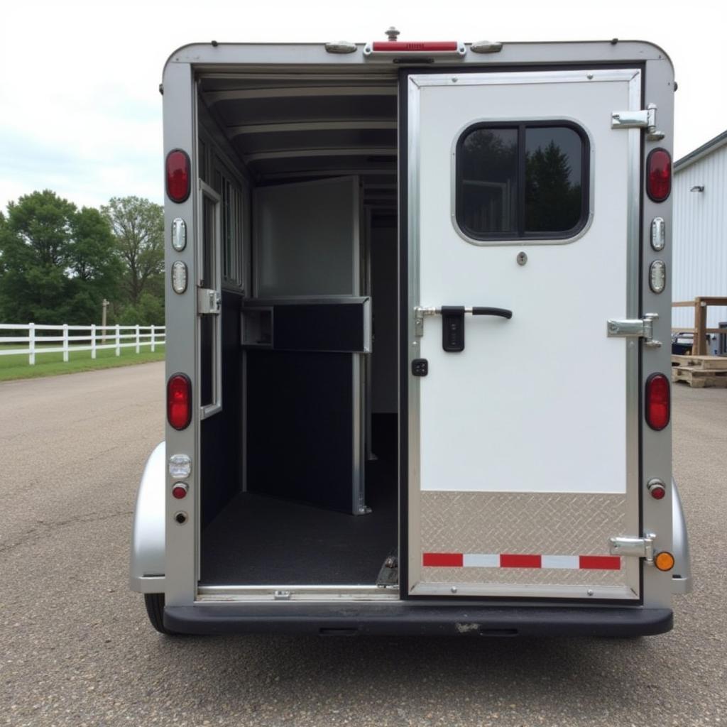 Used Bumper Pull Horse Trailer with Living Quarters Exterior