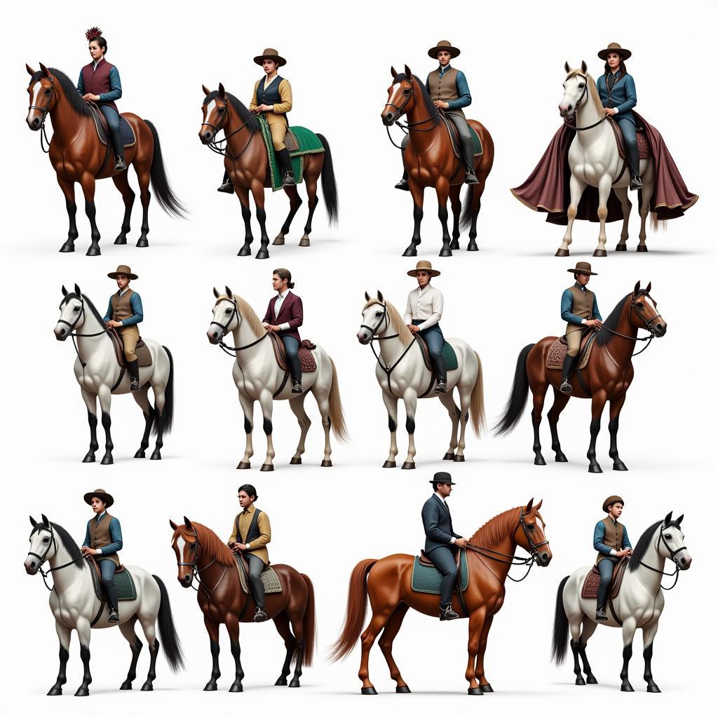 Variety of Modern Horse Costumes