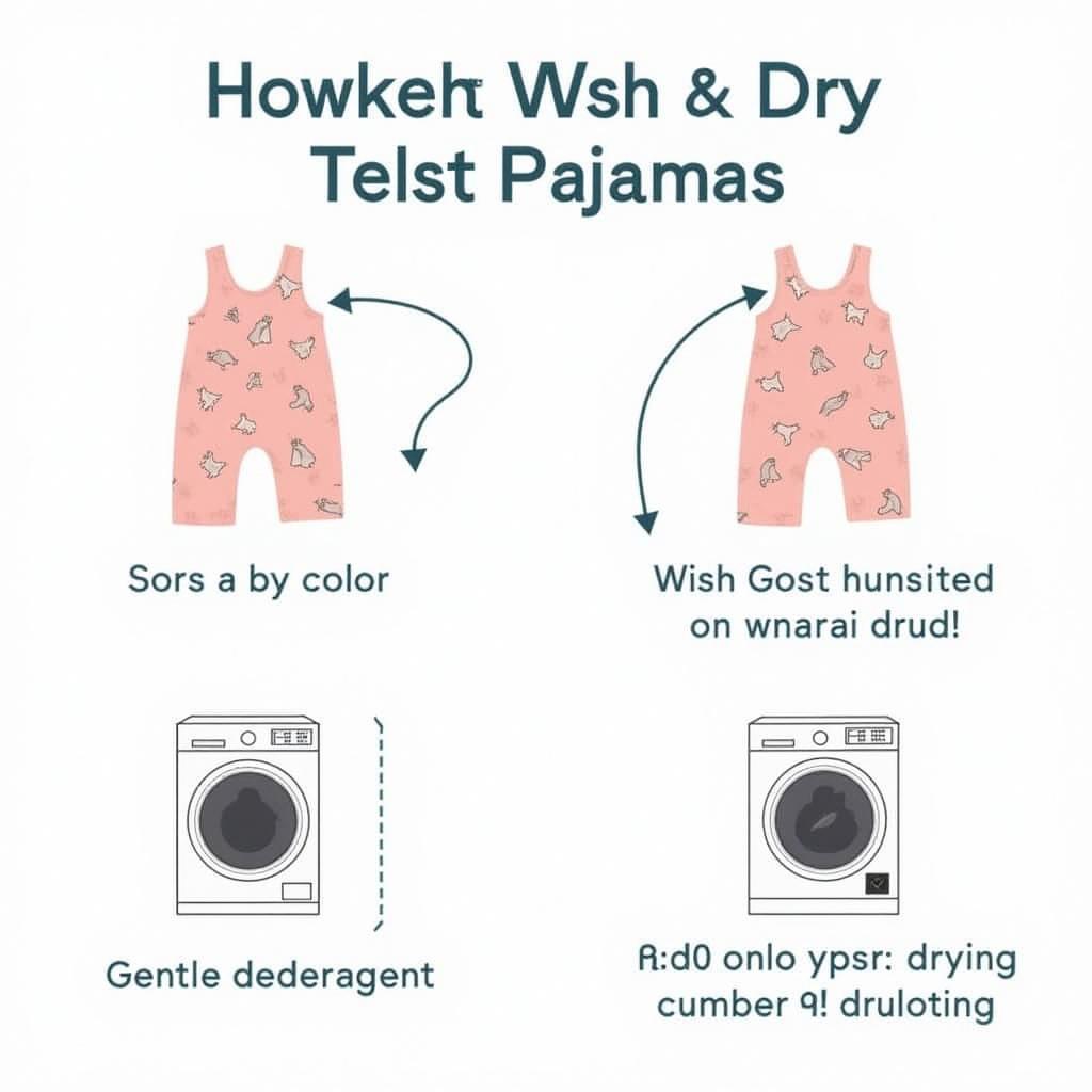 Washing and Drying Horse Pajamas