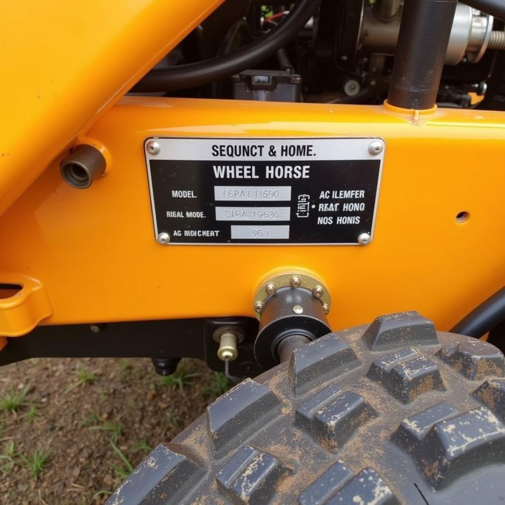 Identifying the Wheel Horse Tractor Model and Serial Number