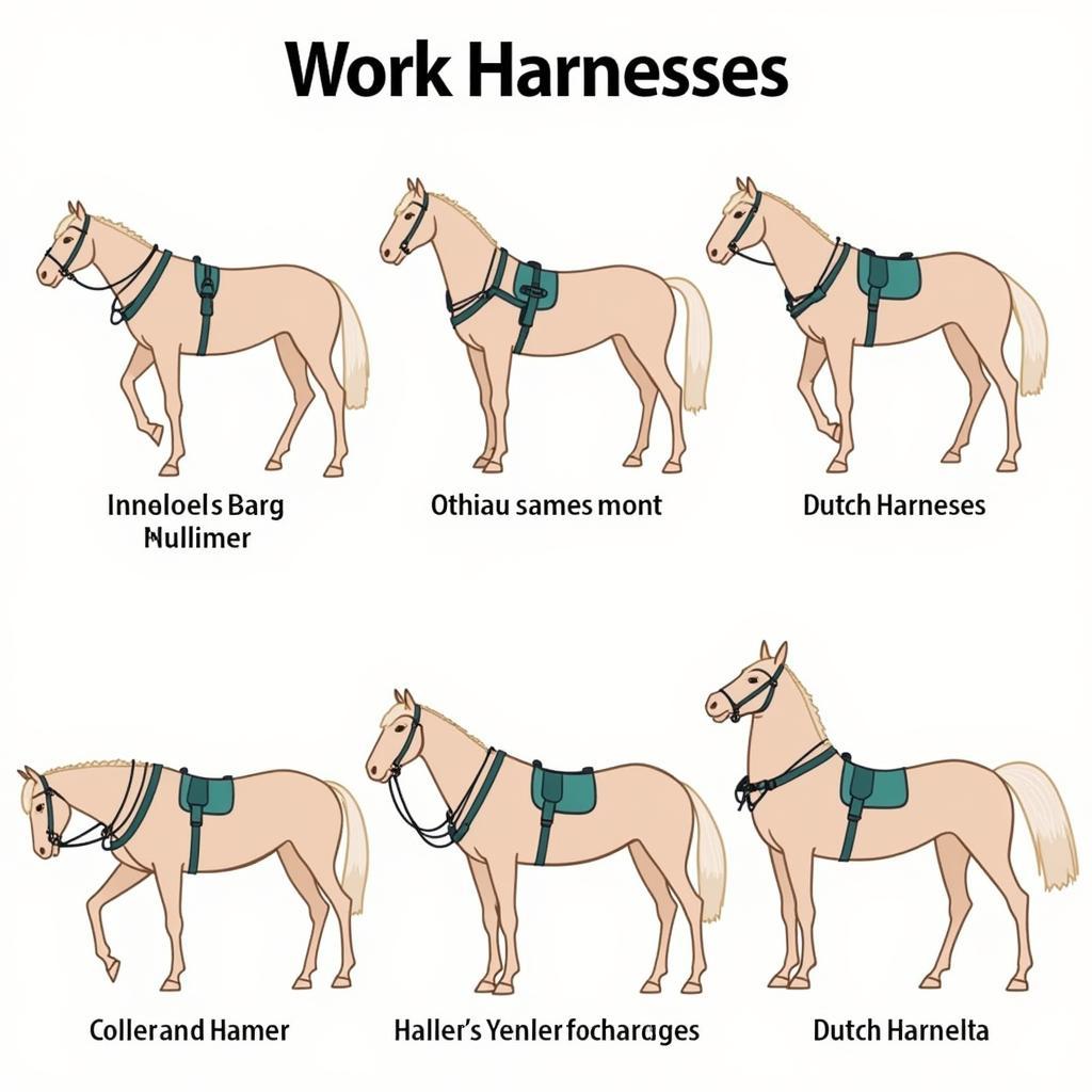 Different Types of Work Harnesses for Horses